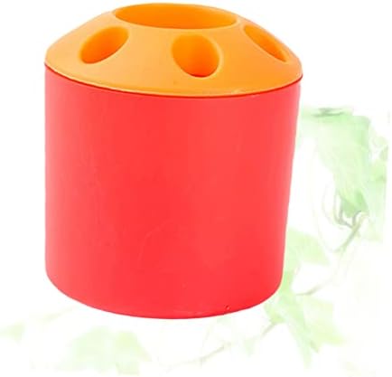 STOBAZA - Large Toothbrush Holder with Toothpaste Storage - Easy Bathroom Organizer