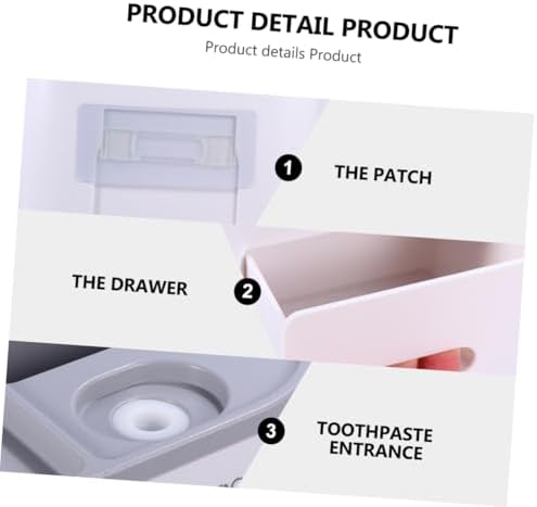 Zerodeko Wall-Mounted Toothbrush Organizer