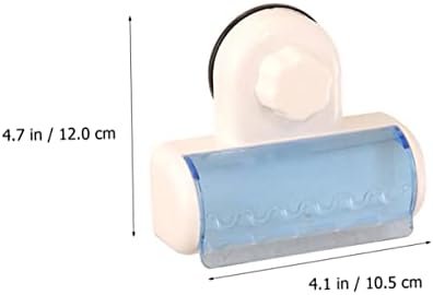 Elegant Suction-Cup Toothbrush and Toothpaste Holder