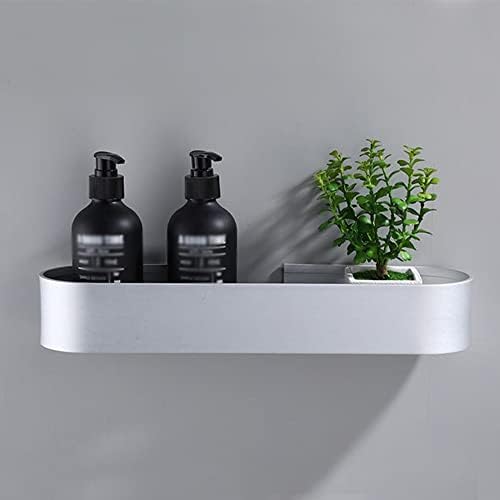 Wall-Mounted shower caddy Storage Organizer Basket Silver