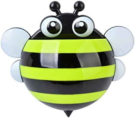 Plastic Bee Wall-Mounted Toothbrush Holder
