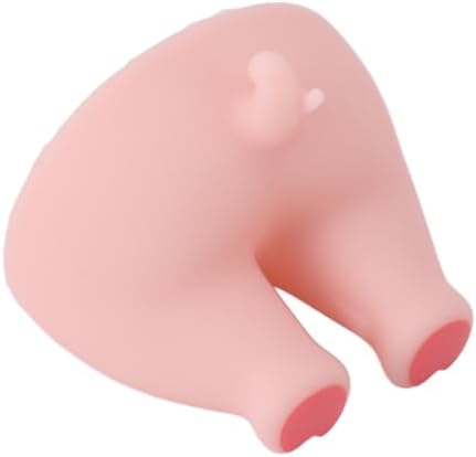 Cute Toothbrush Holder Pig Tail Bathroom Organizer