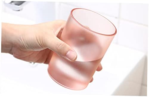 Sturdy Reusable Transparent Toothbrush Cups for Adults Home Bathroom Essentials
