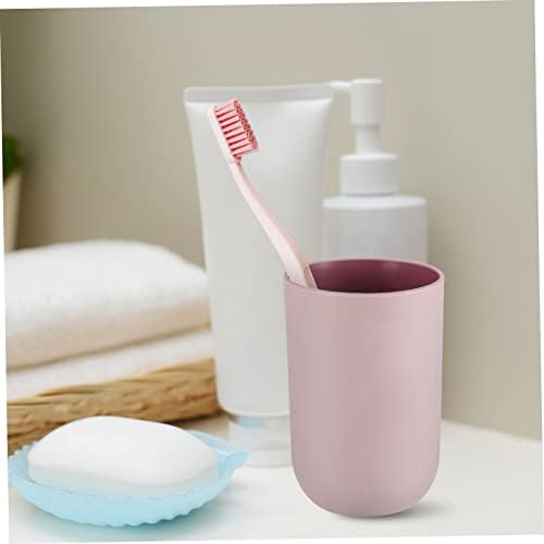 4 Pack Sturdy Leakproof Bathroom Oral Care Tumbler Set