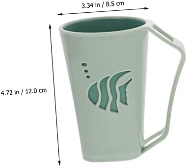 Double Trouble Toothpaste Toothbrush Tumbler Cups Set with 2 Reusable Modern Design