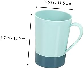 4-Piece Reusable Tooth Brush Holders mug SetPP for Home Kitchen