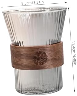 Multipurpose Reusable Glass Toothbrush Cup