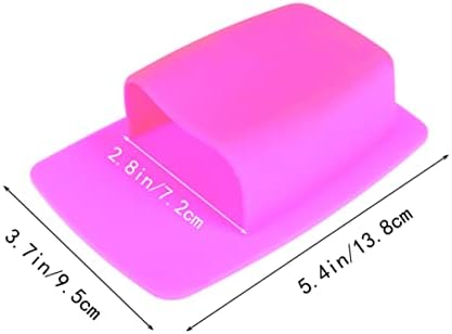 Alipis Silicone Toothbrush Holder Wall-Mounted Durable Space-Saving Bathroom Organizer