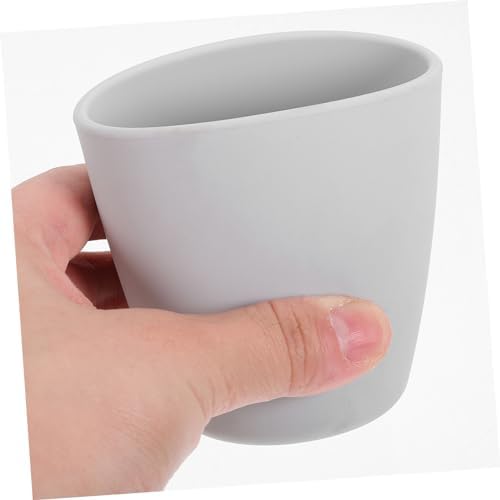 4-Piece Silicone Drop-Open Mouth Cup Set for Boys and Girls