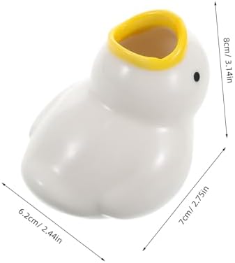 Beaupretty Cute Ceramic Toothbrush Holder for the Bathroom