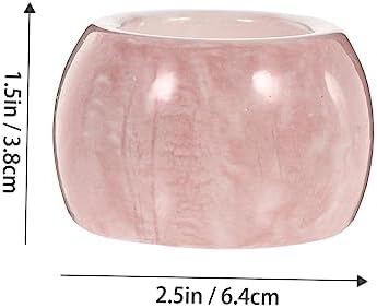 2Pcs Marbling Ceramic Toothbrush Holder Organizer