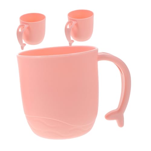 Perfect Trio - Cartoon Dolphin Toothbrush Mouthwash Cups