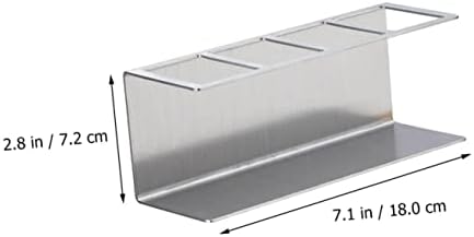 Stainless Steel Toothbrush Holder with Slots