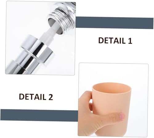 Solustre White Plastic Toothbrush Cup Easy to Clean