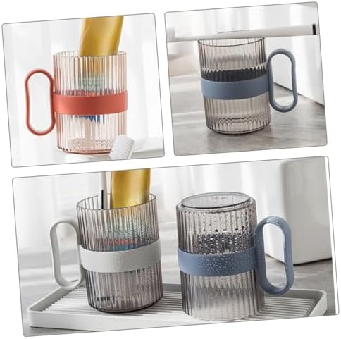 4-Piece Toothbrush Mouthwash Cups