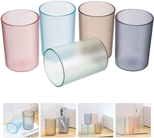 Modular Plastic Toothbrush Mouthwash Holder Grey