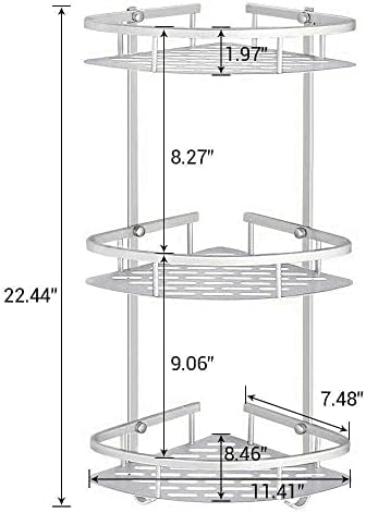 FINANCIALLY LIT BATHROOM ORGANIZER STORAGE
