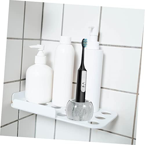 Stylish Marble Pattern 2-Piece Electric Toothbrush Holder