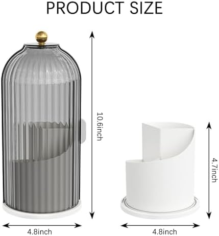 Secure StorageWekityRotating Waterproof 360 Organizing Toothbrush Holder