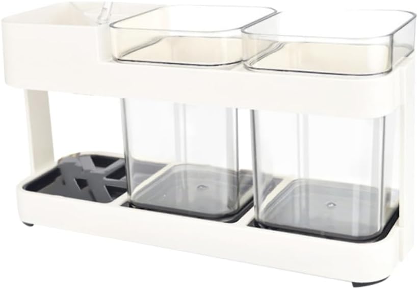 BRIGHTFUFU - Toothbrush Gargle Cup Holder Storage System