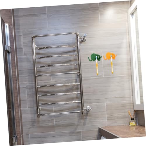 Cabilock Cuddly Elephant Toothbrush Holder Wall-Mounted for Boys Girls