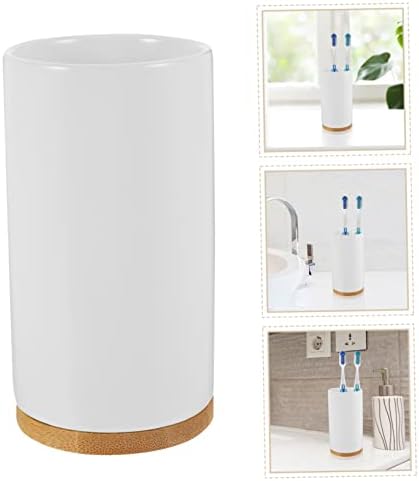 Elegant Ceramic Toothbrush Cup