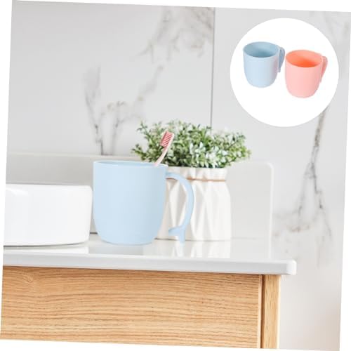 Hoement Reusable Cartoon Toothbrush Holder Mouthwash Cup for Kids