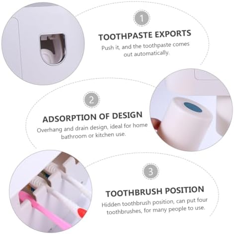 Wall-Mounted Toothpaste Dispenser for Efficient Use