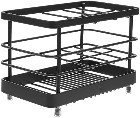 LIFKICH - Durable Iron Toothbrush Holder Rack for Bathroom Storage