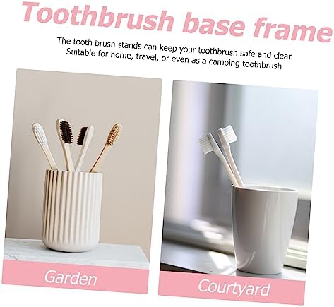 ABOOFAN 3Pcs Marble Electric Toothbrush Holder Stylish Bathroom Organizer