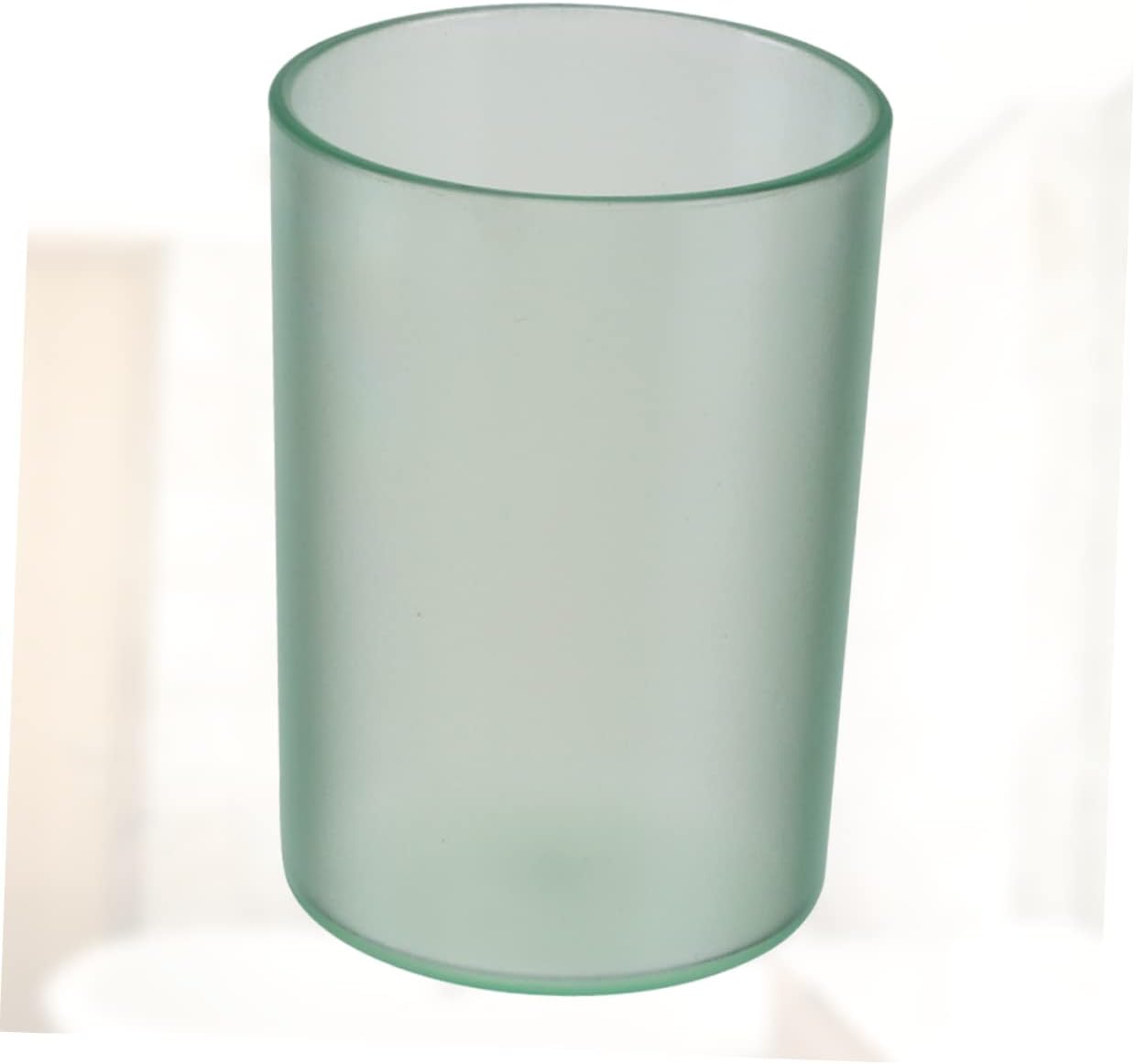 Elegant Transparent Toothbrush Holder mug for Adults