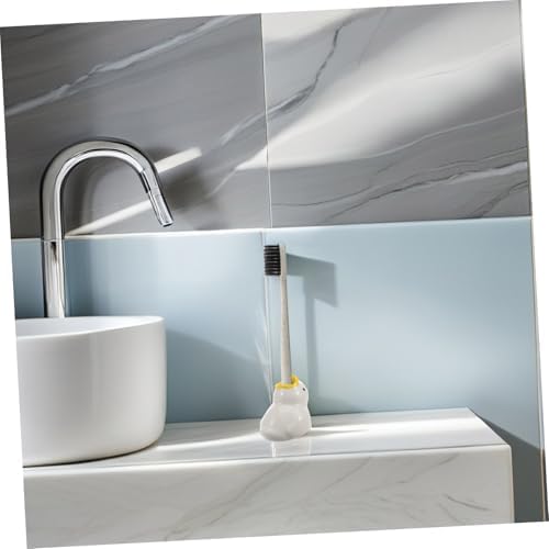 Modern Ceramic Toothbrush Holder Cute Organizer for Bathroom 1