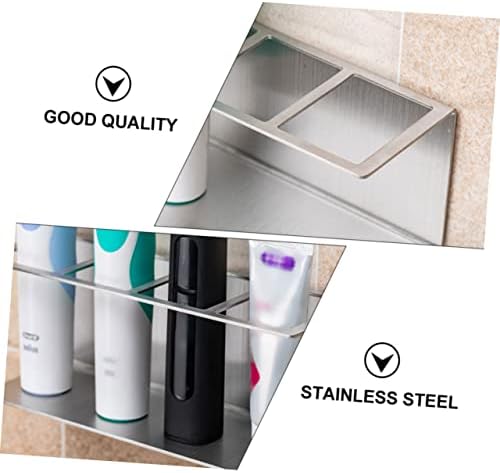 Stainless Steel Toothbrush Holder with Slots