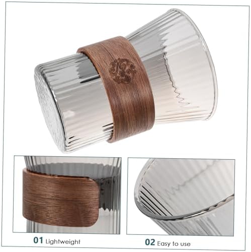 Stylish Reusable Glass Toothbrush Cup Set for the Bathroom