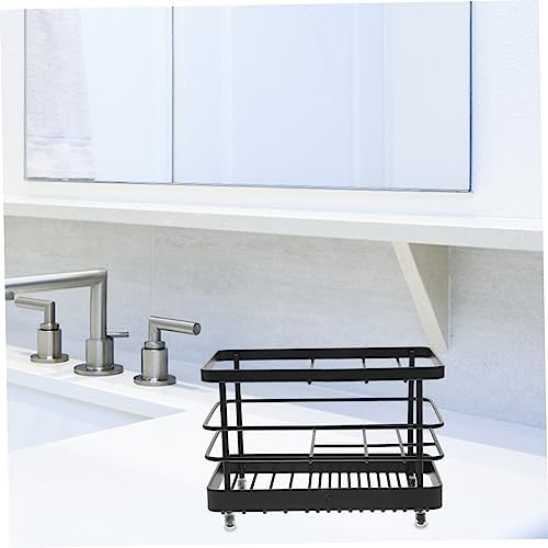 Space-Saving Iron Toothbrush Holder Stand