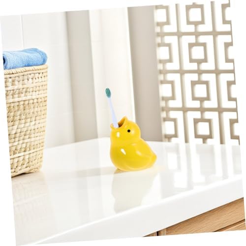 Adorable Cartoon Ceramic Toothbrush Organizer