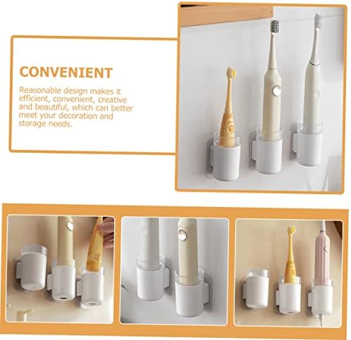 3Pack Wall-Mounted Electric Toothbrush Holder