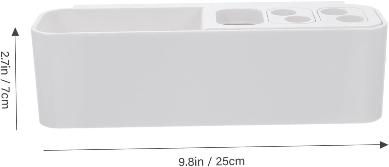 Space-Saving Wall-Mounted Toothbrush Holder