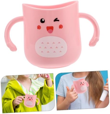 HAPINARY Cartoon Toothbrush Cup for Boys Girls - Easy to Clean Child-Friendly