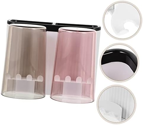 Zerodeko Wall Toothbrush and Cup Holder Organizer
