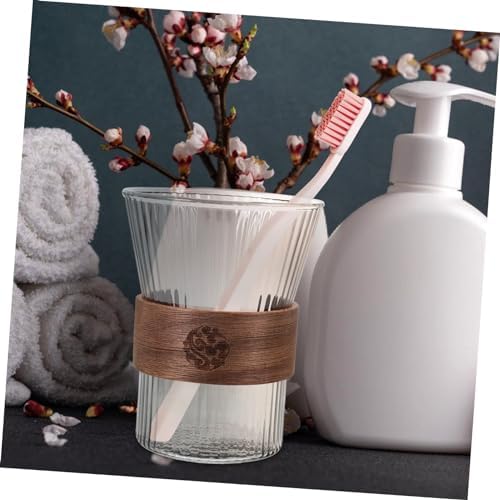 Multipurpose Reusable Glass Toothbrush Cup