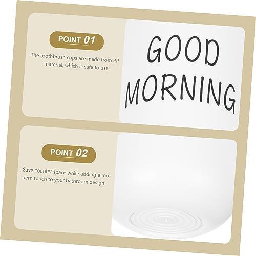 MAGICLULU 2pc Toothbrush Mouthwash Holder Set