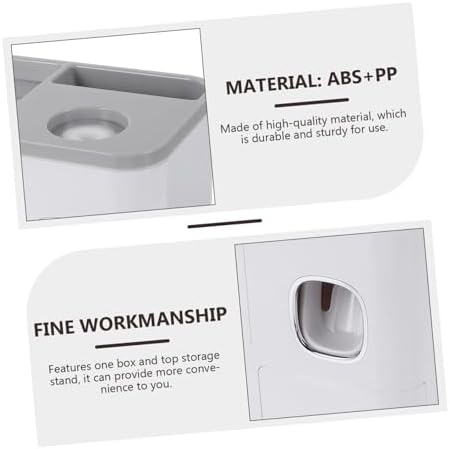 LIFKOME - Easy Mount Wall Toothbrush Holder with Storage Cup