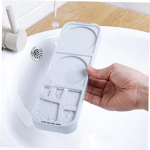 Dual-Holder Toothbrush Toothpaste Organizer