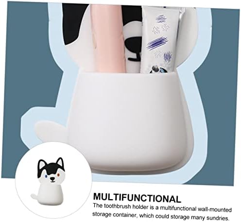 ABOOFAN Wall-Mounted Toothbrush Holder Stylish and Durable