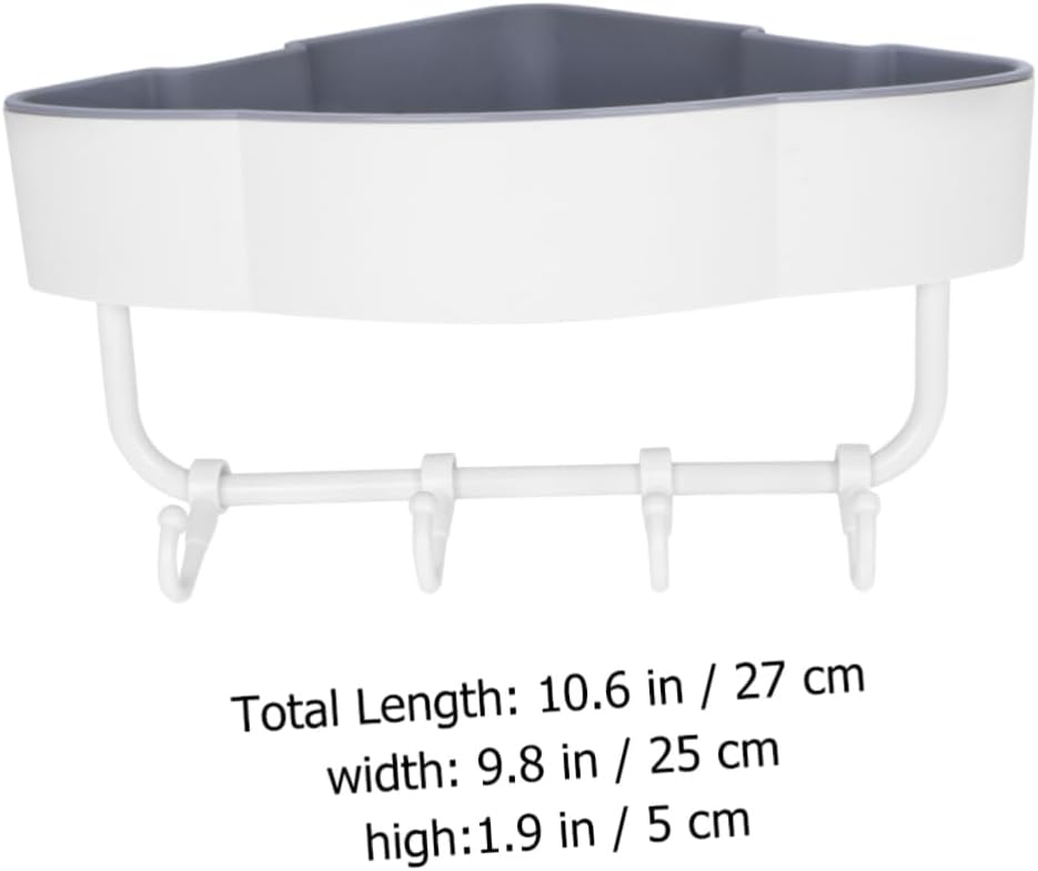 Bathroom Storage Shelf No Punching Plastic Organizer
