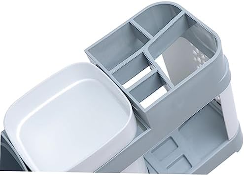 Dual-Holder Toothbrush Toothpaste Organizer