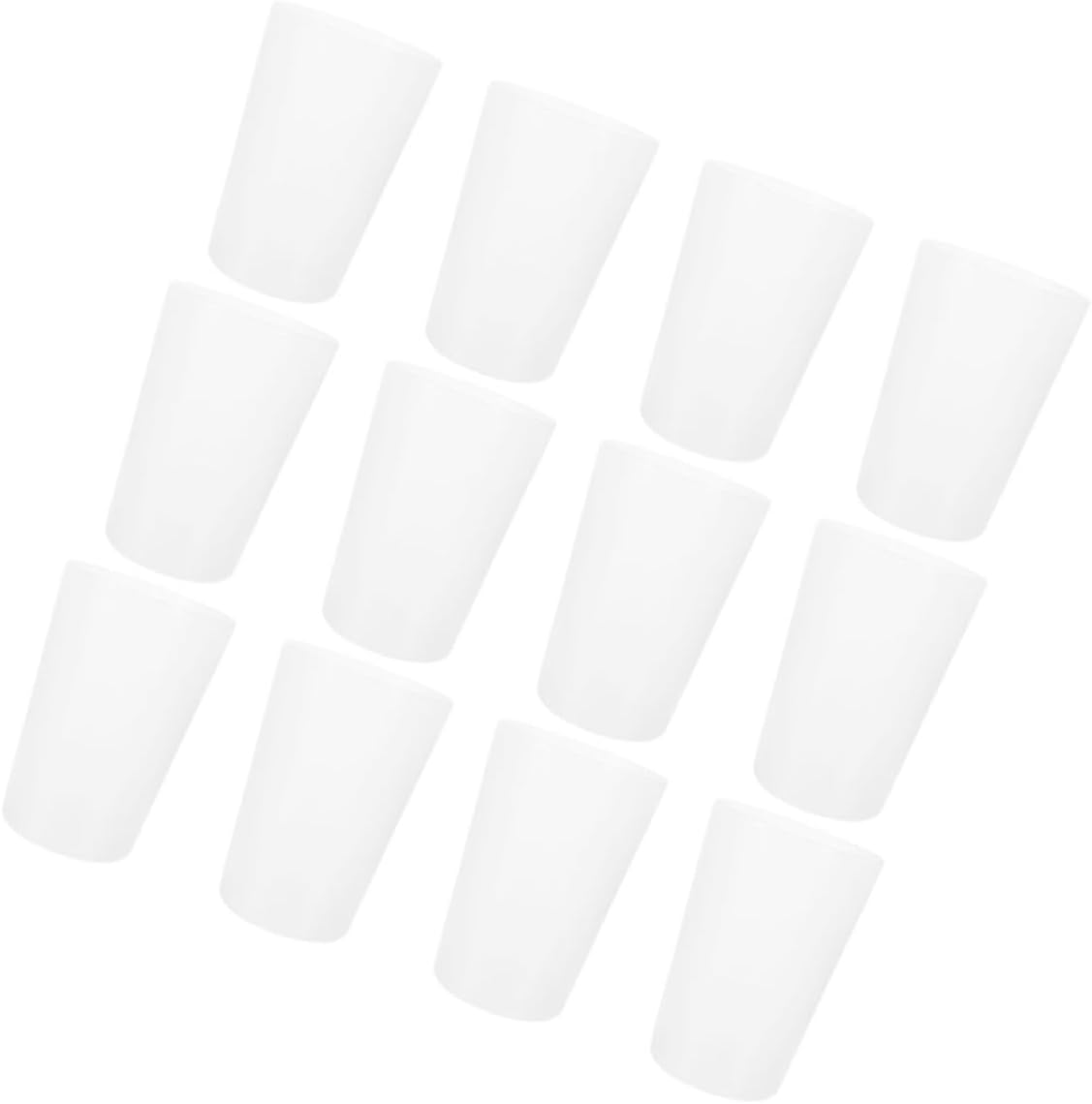 Stylish 12-Pack Reusable Bathroom Cups for Home Travel