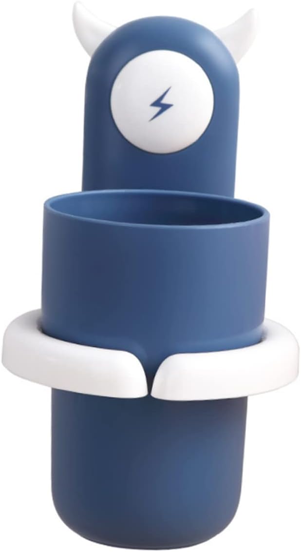 Wall-Mounted Toothbrush Cup Holder for Sanitaire Pp Material Easy to Install