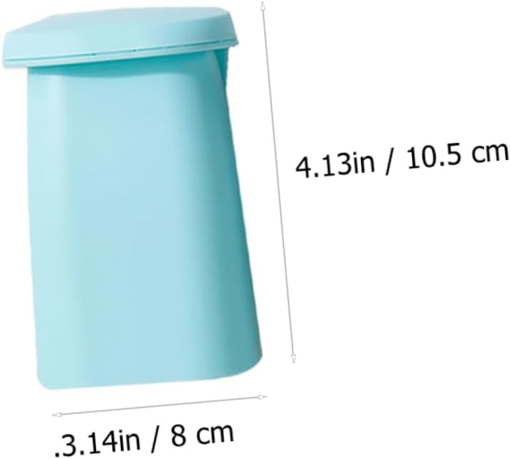4-Piece Non-Marking Wall-Mounted Toothbrush Cup Set